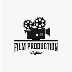 the film production logo is shown in black and white, with an old fashioned camera on top