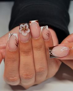 🤎🤍 - Dm to book! - . . . . Tags: #nailart #nailinspo #nailgoals #nailartist #naildesign #nailfashion #manicuremagic #nailtrends #gelnails #acrylicnails #frenchtips #floralnailart #handpaintednails #elegantnails #classicnails #modernnails #trendynails #torontonails #blackownednailtechs #luxurynails #nailsofinstagram #beautyreels #explorepageready #beautycommunity #explorepage #reelstrending #ignails #nailreels #contentcreation Book Tags, Brown Acrylic Nails, Brown Acrylic, Modern Nails, Classic Nails, Floral Nail Art, Elegant Nails, Luxury Nails, Best Acrylic Nails