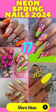 Colorful Spring Nails, Nail Lengths, Manicure Inspiration, One Color Nails, Spring Nail Colors, Soft Coral