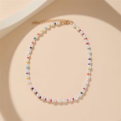 This simple-but-chic necklace features shimmery pearl beads with pops of howlite and an adjustable closure. 16.14" L with 2.95" extender Lobster claw clasp 18k gold-plated copper / pearl / howlite Copper Pearl, Chic Necklace, Pearl Beads, Delicate Bracelet, Lobster Claw, 18k Gold, Gold Plate, Beaded Necklace, Beaded Bracelets