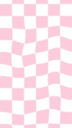 a pink and white checkered background