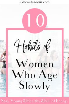 A study conducted at Columbia University in New York showed that identical twins who had different lifestyles aged differently. In fact lifestyle was shown to be a far bigger factor than genetic influences when it came to ageing. Here are 10 habits of women who age slower than others. We all desire to live a long, healthy, life, devoid of those diseases that keep pulling one behind. Tips on how to stay young and health and full of energy. #healthy #nutrition #women #woman #ageing #aging #life Anti Aging Makeup, Aging Beautifully