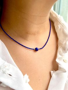 #eBay #eBayStore #eBaySeller #Lapis Lazuli #Round #Blue #Tiny #Faceted #Necklace #Beaded #Elagant #Beach #Nature #GamblingCasino #FamilyFriends #FlagsPolitical #FairytaleFantasy #Ethnic #Holiday #FlowersPlants #Beauty #Halloween #CelestialHoroscope #Angels #FoodDrink #Healing #CartoonTVMovieCharacters #HobbyCraft Handmade Lapis Lazuli Necklaces, Adjustable Lapis Lazuli Necklace With Faceted Beads, Adjustable Lapis Lazuli Beaded Necklace With Polished Beads, Crystal Necklace With Tiny Beads For Gift, Gift Crystal Necklace With Tiny Beads, Gift Lapis Lazuli Beaded Necklace With Round Beads, Lapis Lazuli Beaded Necklace With Faceted Beads For Gift, Gift Lapis Lazuli Beaded Necklaces With Round Beads, Lapis Lazuli Round Beads Necklace For Gift