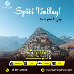 🌄 Embark on an Unforgettable Adventure with Royal Valley Travels! 🌄  Discover the mesmerizing landscapes of Spiti Valley with our exclusive tour package. From the serene monasteries to the breathtaking Himalayan vistas, every moment in Spiti is a dream come true. Join us for an epic journey filled with adventure, culture, and natural beauty. #RoyalValleyTravels #SpitiValley #TravelGoals #HimalayanAdventure #Wanderlust #ExploreIndia #TravelGram #NatureLovers #AdventureAwaits #TravelAddict #DiscoverIndia #MountainLife #OffbeatDestinations #TravelDiaries #IncredibleIndia Spiti Valley, Mountain Life, Epic Journey, A Dream Come True, Incredible India, Travel Goals, Tour Packages, Adventure Awaits, Dream Come True