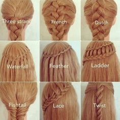 Please read. Cute hairstyles for the first day of school. Knot Hairstyles, Different Braids, Types Of Braids, Top Knot, Hair Dos, Hair Designs, Hairstyle Ideas, Hair Day