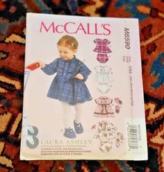 the sewing pattern for this doll's dress is in very good condition