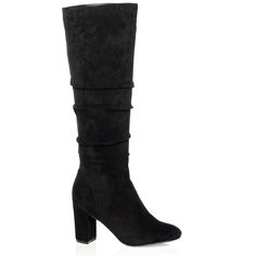 Nothing says luxe quite like the faux suede allure of the Petra Knee High Boot. Ruched to perfection, this wide calf boot features a sturdy block heel & cushioned insole for unmatched comfort, everywhere you go. Bold and fiercely fashionable, no one does plus size fashion like City Chic. Loved around the globe for its diverse range of fashion-forward styles for any occasion. From show-stopping evening gowns to workwear and casualwear, City Chic will take your style to bold new heights. Available Western Dress With Boots, Plus Size Brands, Wide Calf Boots, Wide Calf, Wide Boots, Chic Woman, City Chic, Dress With Boots, Long Coat