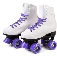 Versatile Fun Available in both a soft-leather style and an extra-support design with interior PVC structuring, the Cal 7 Speedy Skates come with either soft or hard wheels, so you can choose the design that's best for your skate style. Great Gift for Beginners The ultra-cool retro style paired with the high-performing quality makes these the best gift for young skaters who are just getting a feel for the rink. Premium Performance The 54x32mm wheels are light and agile, allowing for plenty of mo Roller Skate Shoes, Soft Boots, Riding Toys, Skate Style, Support Design, Roller Skate, Leather Style, Top Design, Skate Shoes