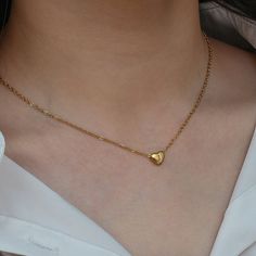 Personal and sweet, the Sweetheart Initial Necklace is the perfect piece to gift someone. The dainty profile of the heart pendant makes this a stunning piece to wear alone, or layer with other pieces, like the Zodiac Name Plate Necklace. DETAILS & SIZE Finish: 18k gold plate Material: Stainless steel Measurements: Pendant: 7x8mm; Chain: 16" Lobster claw clasp Waterproof, tarnish-resistant, hypoallergenic, nickel free Shop the Personalized Collection! Or shop Necklaces for more options to layer t Gold Initial Necklace For Valentine's Day, Gold Initial Necklace, Custom Initial Necklace, Letter Pendant Necklace, Dainty Pendant, Initial Necklace Gold, Initial Pendant Necklace, Gold Initial, Mini Heart