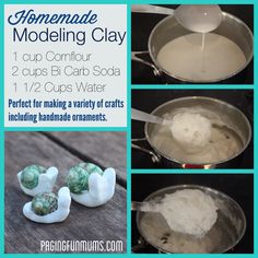 instructions for making homemade modeling clay