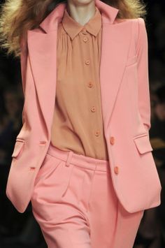 Mode Pastel, Pink Suit, Suit Up, Sonia Rykiel, Paris Fashion, Women's Style, High Fashion, Style Me, Fashion Forward