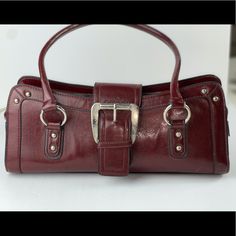 Gucci Vintage Handbag With Some Damages To The Exterior That Are All In The Pictures. It’s A Beautiful Burgundy Color, The Zipper Works Perfectly And So Does The Front Buckle. -Ships Within 48 Hours -Reasonable Offers Accepted -Bundle Offers Accepted Bigger Pockets, Bags Gucci, Gucci Vintage, Vintage Handbag, Gucci Bags, Burgundy Color, Vintage Handbags, Vintage Gucci, Gucci Bag