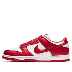 Nike Dunk Low Retro SP 'St. John's' CU1727-100-KICKS CREW Nike Sb Dunk Low, Sb Dunk Low, Nike Sb Dunks Low, Nike Sb Dunk, Pink Nikes, Nike Sb Dunks