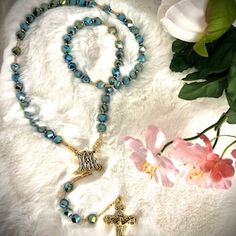 Custom Rosary Personalized Handmade Rosary for Wedding Communion Baptism Gift for Party Favor Catholic Gift Bride to Be Gift for Him or Her - Etsy Handmade Wedding Rosary With Cross Shape, Wedding Communion, Handmade Rosary, Custom Rosary, Baptism Gifts, Catholic Gifts, Bride To Be, Bride Gifts, Party Favor