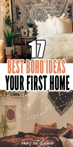 the best boho bedroom decor ideas for your first home in this post, you'll have to see