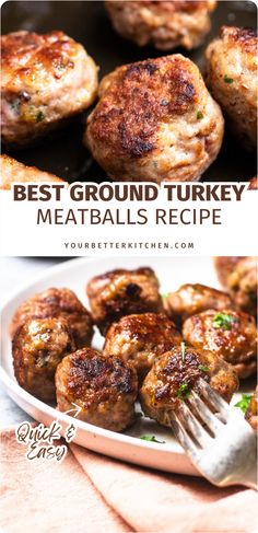 the best ground turkey meatballs recipe