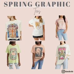 Spring has finally arrived, bringing with it a burst of vibrant colors and fresh fashion choices. #SpringStyle #ExpressYourself #SpringOutfit #SpringGraphicTees #SpringTees #OOTDTees Spring Tees, Unique Style, Graphic Tee, Vibrant Colors