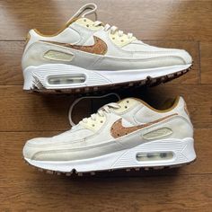 Nike Air Max 90 “Cork” Floral trainers in white and multi-colour #AirMax90 #FloralKicks Nike Sneakers Women, Nike Air Max 90, Women's Sneakers, Air Max, Nike Air Max, Cork, Womens Sneakers, Nike Women, Nike Air