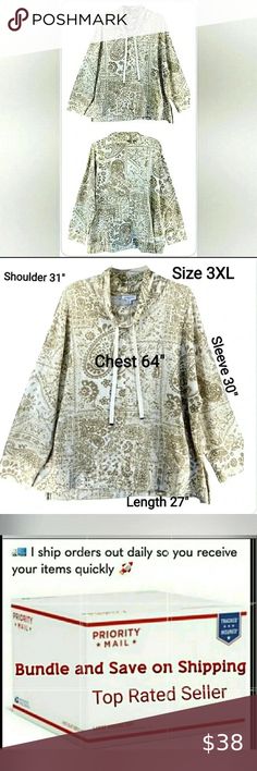 Soft Stretch Cozy Loungeware Business Casual Travel Pullover Pockets 3XL