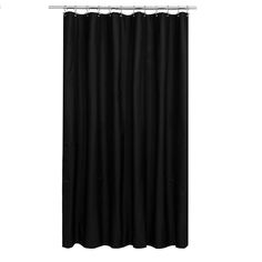 PRICES MAY VARY. *HOTEL LUXURY QUALITY: Superior quality polyester extra long shower curtain/liner, applicable to hotel and home décor. Use by iteself or protect your decorative curtain with this 2-in-1 xl shower curtain liner *WATERPROOF: THE FABRIC is treated to let water bead up on the surface and glide down, water resistant and quick to dry. 2 weighted magnets on bottom corners help keep it in place *NON-PLASTIC: Soft polyester fabric with no vinyl and pvc smell, non-toxic, drape naturally a Bathroom Shower Stalls, Long Shower Curtain, Black Shower Curtain, Red Shower Curtains, Extra Long Shower Curtain, Long Shower Curtains, Plastic Alternatives, Black Shower Curtains, Plastic Shower Curtain