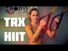 a woman holding scissors in her hands with the words trx hit