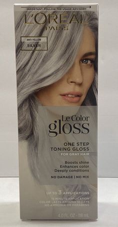 Hair Gloss Colors, Grey Hair Dye, Gorgeous Gray Hair, Grey Hair Inspiration, Hair Gloss, Gray Hair Cuts, Blending Gray Hair, Hair Color Shades, Grey Hair Color