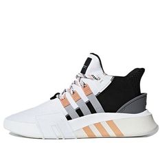 adidas EQT Bask ADV 'Ftwr White Grey Two Easy Orange' F33853 (SNKR/Casual/Unisex/Low Top/Wear-resistant) Adidas Athleisure High-top Sneakers In Synthetic, Adidas High-top Lace-up Sneakers For Athleisure, Adidas Athleisure Lace-up High-top Sneakers, Adidas Lace-up High-top Sneakers For Athleisure, Adidas High-top Sneakers For Sports Athleisure, Adidas Athleisure High-top Sneakers For Sports, Adidas High-top Sneakers For Light Sports, Adidas Logo High-top Lace-up Sneakers For Light Sports, Adidas High-top Lace-up Sneakers For Light Sports