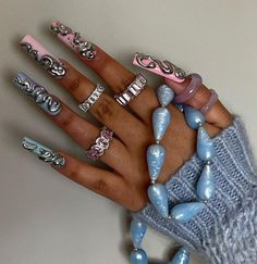 Nails Ice, Nail Tek, Inspiration Nails, Nails 3d