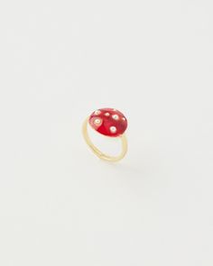 Key Features:



Magical Mushroom Design: Immerse yourself in whimsy with our hand-crafted mushroom ring, featuring hand-painted enamel and delicate faux pearls for a touch of enchantment.


Crafted with Care: Meticulously hand-crafted with intricate hand-carved detailing, ensuring each piece is unique and reflects nature's mysticism.


Luxurious Material: Made from 18k gold-plated zinc alloy and enamel, combining durability with a luxurious golden shine.


Connect with Nature's Mysteries: Mu Fun Mushroom Design Jewelry For Gifts, Fairy Mushroom Ring, Muchroom Rings, Whimsical Gold Jewelry With Mushroom Design, Fairy Ring Mushroom, Swan Jewelry, Mushroom Ring, Blue Scrunchie, Jewelry Organizer Stand