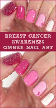 Breastcancerawareness Nail Ideas, October Breast Awareness Month Nails, Pink Nail Tip Designs, Pink Ribbon Nails October, October Breast Awareness Nails, October Pink Nails, Pink Breast Awareness Nails Design, Pink Nails With Design Ideas