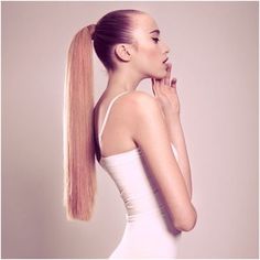 Looking for the latest Women's Hairstyles? Get detailed tutorials, tips and tricks only at StyleCraze, India's largest Beauty network. Straight Ponytail Hairstyles, 5 Minute Hairstyles, High Ponytail Hairstyles, Long Brunette Hair, Straight Ponytail, Long Brunette, Ponytail Hair Extensions, High Ponytail