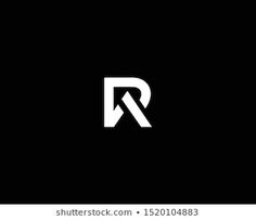 the letter r is made up of two letters, and it has a black background