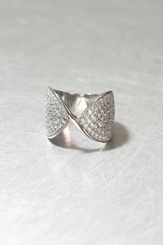 CZ Pave Twist Bow Ring Sterling Silver from kellinsilver.com Silver Bridesmaid, Rings Promise, Silver Wedding Jewelry, Jewelry Online Store, Jewelry Showcase, Bow Ring, Egyptian Jewelry, Jewelry Showcases, Wedding Engagement Rings