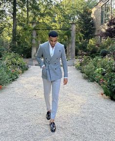 #Classy Double Breasted Blazer Outfits Men, Formal Mens Fashion Classy, Grey Blazer Outfit Men, Men Graduation Outfit, Mens Luxury Lifestyle, Sunday Outfit, Black Outfit Men, Latest African Men Fashion