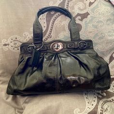 Pre-Loved Hobo Bag By Coach In Pewter. Has Three Sections Inside With Two Interior Pockets. Slight Scratches On Turn Lock, No Major Damage. Make An Offer! Coach Hobo Bag, Coach Hobo, Balenciaga City Bag, Hobo Bag, Coach Bags, Bag Lady, Shoulder Bag, Turn Ons, Women Shopping