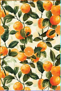 Orange juice is very refreshing. . . . . . . orange fruit, hawaiian pattern, exotic fruit, tropical, tropical pattern, citrus, tangerine, mandarine, orange juice, all over print, clementine, zesty, patterncabinet, pattern cabinet, redbubble products Fruits Background Wallpapers, Orange Juice Wallpaper, Artful Wallpaper, Orange Fruit Wallpaper, Clementine Wallpaper, Clementine Fruit, Tangerine Art, Tangerine Wallpaper, Citrus Wallpaper