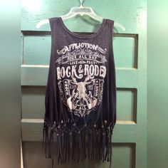 New With Tags. Affliction Medium Custom Cut Open Back Tank. Never Worn. In Like New Condition. Black Distressed Festival Top, Distressed Black Top For Festivals, Black Distressed Top For Festival, Black Bohemian Top For Alternative Fashion, Skull Tank, Grey Trench Coat, Open Back Tank, Long Tank, People Shopping