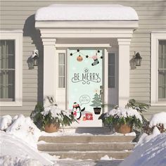 ChristmasGarageDoorBannerMuralSignDecor36"x80"FrontDoorTheOriginalHolidayFrontDoorBannerDecorbyMyDoorDecor,makersofMYDOORDecor.Proprietarycomponentsforeasyassembly,allowingdoortoopenandclosewithouthurtingtheintegrityofthedoor.HugeselectionofholidaythemesatMYDOORDecor.FeaturesOneSizeFitsAll-TrimToSizeIfNeededQuickandEasyAssemblyTheOriginalHolidayFrontDoorBannerDecorSpecificationsColor:Mul Garage Front Door, Christmas Garage, Penguins Christmas, Outdoor Holiday Decorations, Garage Door Decor, Christmas Door Decorating Contest, Christmas Classroom Door, Door Mural, Christmas Door Decoration