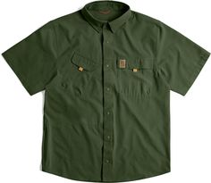 Inspired by classic outdoor and modern mountain culture  the men's Topo Designs Retro River shirt has a relaxed fit and lightweight and breathable fabric to keep you cool and dry in warmer temps. Green Outdoor Shirt With Pockets, Solid Shirt With Pockets For Outdoor Activities, Outdoor Tops With Pockets, Casual Khaki Shirt For Outdoor, Green Shirt With Pockets For Outdoor Activities, Khaki Cotton Shirt For Outdoor Activities, Relaxed Fit Camp Collar Top For Outdoor, Relaxed Fit Outdoor Top With Camp Collar, Relaxed Fit Top With Camp Collar For Outdoor