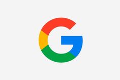 the logo for google is shown in red, yellow and green colors on a white background