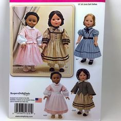 the sewing pattern for this doll is very easy to sew and has two different outfits