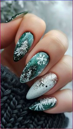 Winter Nail Designs Blue, Ice Nails Designs, Jan Nails, Snow Nails, Stylish Nails Designs, Goth Nails, Blush Nails, Snowflake Nails, White Nail Designs