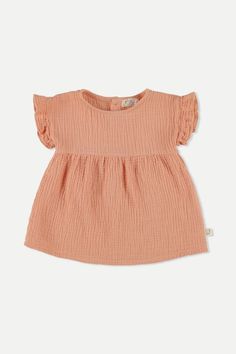 Soft gauze baby dress – Cozmo Overalls And Sweater