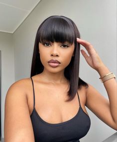 Hair Twist Styles, Short Hair Wigs, Hair Ponytail Styles, Front Lace Wigs Human Hair, Human Hair Lace Wigs, Box Braids Hairstyles, Wigs With Bangs, Bob Wigs