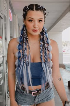 Coachella Hair, Braid In Hair Extensions