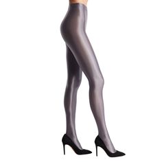 High Heel Jungle's Satin Finish Tights feature a luxurious satin feel, futuristic design in these super opaque tights. Stretchy sheen and ultra opaque for a fashion-forward look that adds instant cool to your day to night look.  Fit: Flattering high waisted comfort and footed. Cold Handwash.  Dry Flat. Elegant Full-length Compression Tights, Elegant Full Length Compression Tights, Sleek Solid Tights For Night Out, Sleek Solid Color Tights For Night Out, Stretch High-cut Leg Hosiery For Party, High Stretch Elegant Tights, Elegant High-cut Legwear For Night Out, Elegant High Stretch Solid Tights, Elegant High Stretch Solid Color Tights