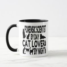 a black and white coffee mug with the words bagpipe player by day, cat lover by night