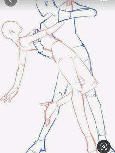 a drawing of two people hugging each other