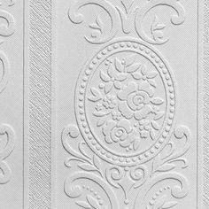 white paper with an ornate design on it