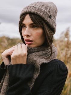 Stylish and always cozy in our Cable Knit Beanie. Crafted from a luxurious alpaca blend, our beanie is perfect for all your winter outings. Featuring a chunky cable knit design and stretchy fabrication to ensure a snug fit. Women's Cable Knit Beanie in Ash - Cozy Earth Cozy Cashmere Soft Knit Hat, Winter Wool Cable Knit Hat, Cozy Cashmere Winter Hat, Cozy Cable Knit Beanie For Winter, Cozy Cable Knit Winter Beanie, Cozy Cable Knit Winter Hat, Cozy Hats For Cold Weather And Fall, Cozy Fall Hats For Cold Weather, Cozy Merino Wool Beanie For Cold Weather